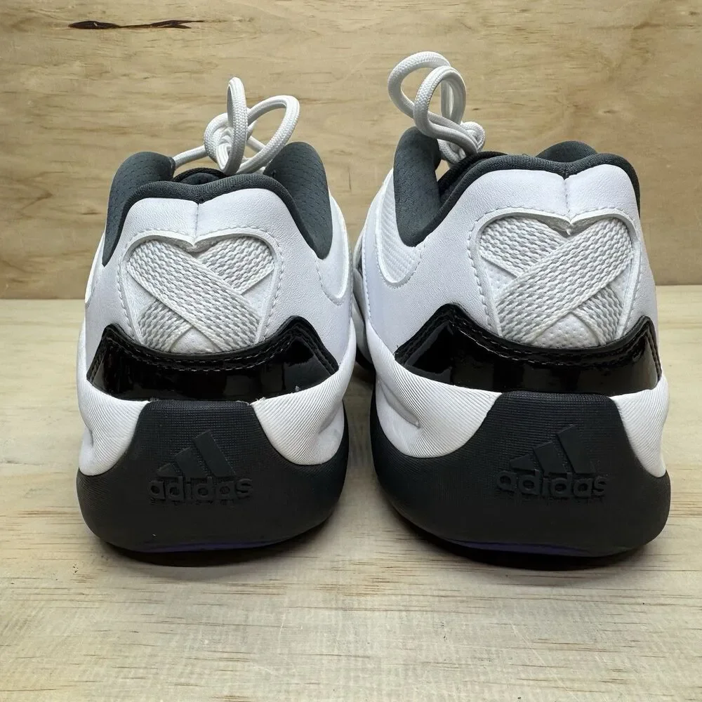 NEW adidas Crazy 8 Low White Black Retro Mens IG2032 sz 12 Basketball Shoes
